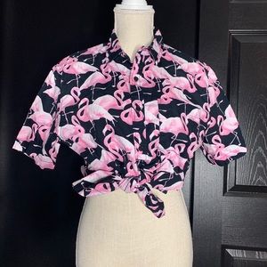 Aloha flamingo shirt